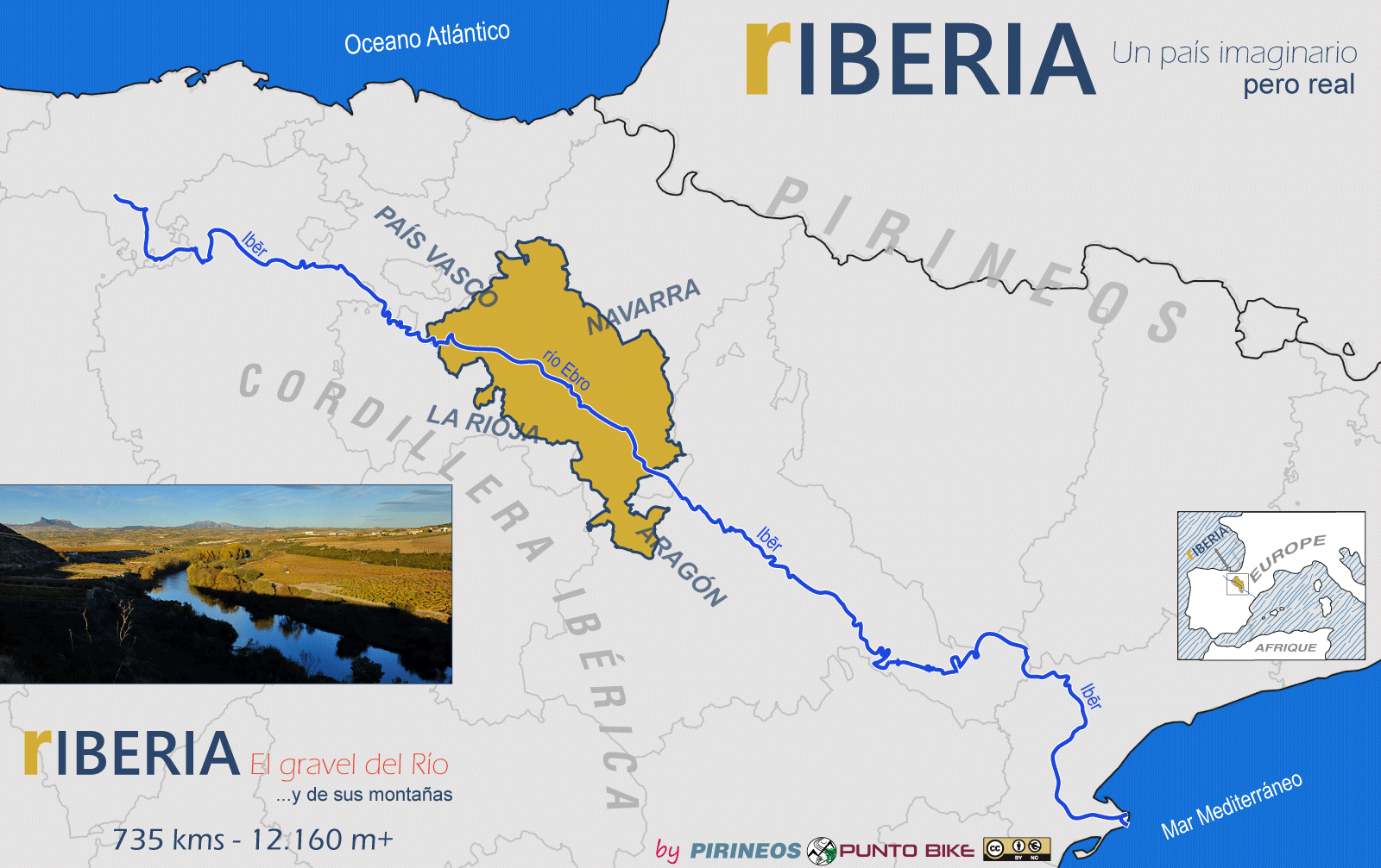 Mapa-rIBERIA-bike-route-Gravel-Pirineos-PUNTO-BIKE